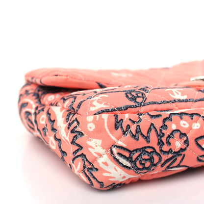 Chanel Cotton Quilted Small Bandana Single Flap Pink 8 of 10