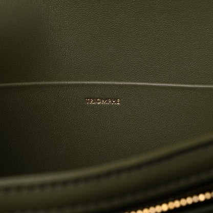 Celine Shiny Calfskin Medium Triomphe Soft Khaki 7 of 9
