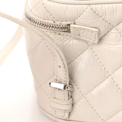 Chanel Crumpled Calfskin PVC Quilted Backpack White 18 of 21