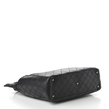 Chanel Calfskin CC Pocket Hobo Black 4 of 10