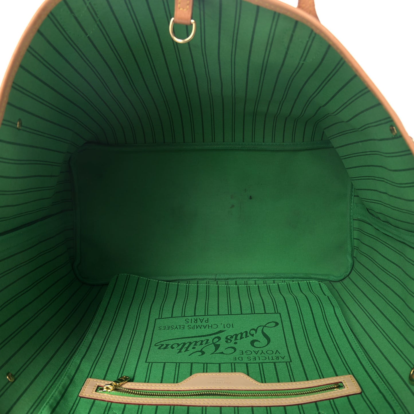 Monogram Palm Beach Neverfull GM Green