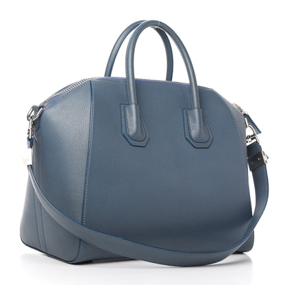 Givenchy Sugar Goatskin Medium Antigona Mineral Blue 3 of 10