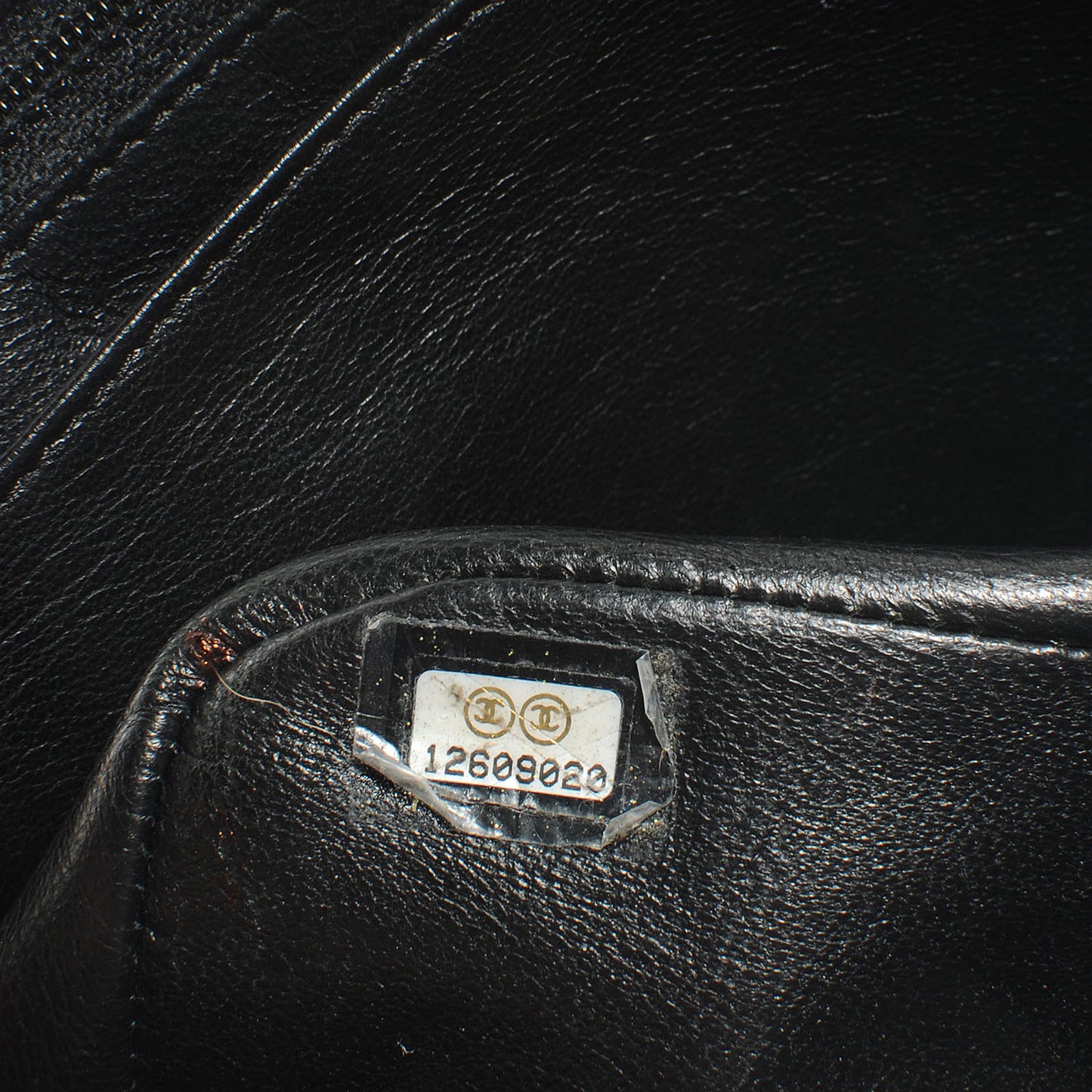 Caviar Jumbo Single Flap Black