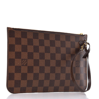 Louis Vuitton Damier Ebene Neverfull MM GM Pochette 3 of 8