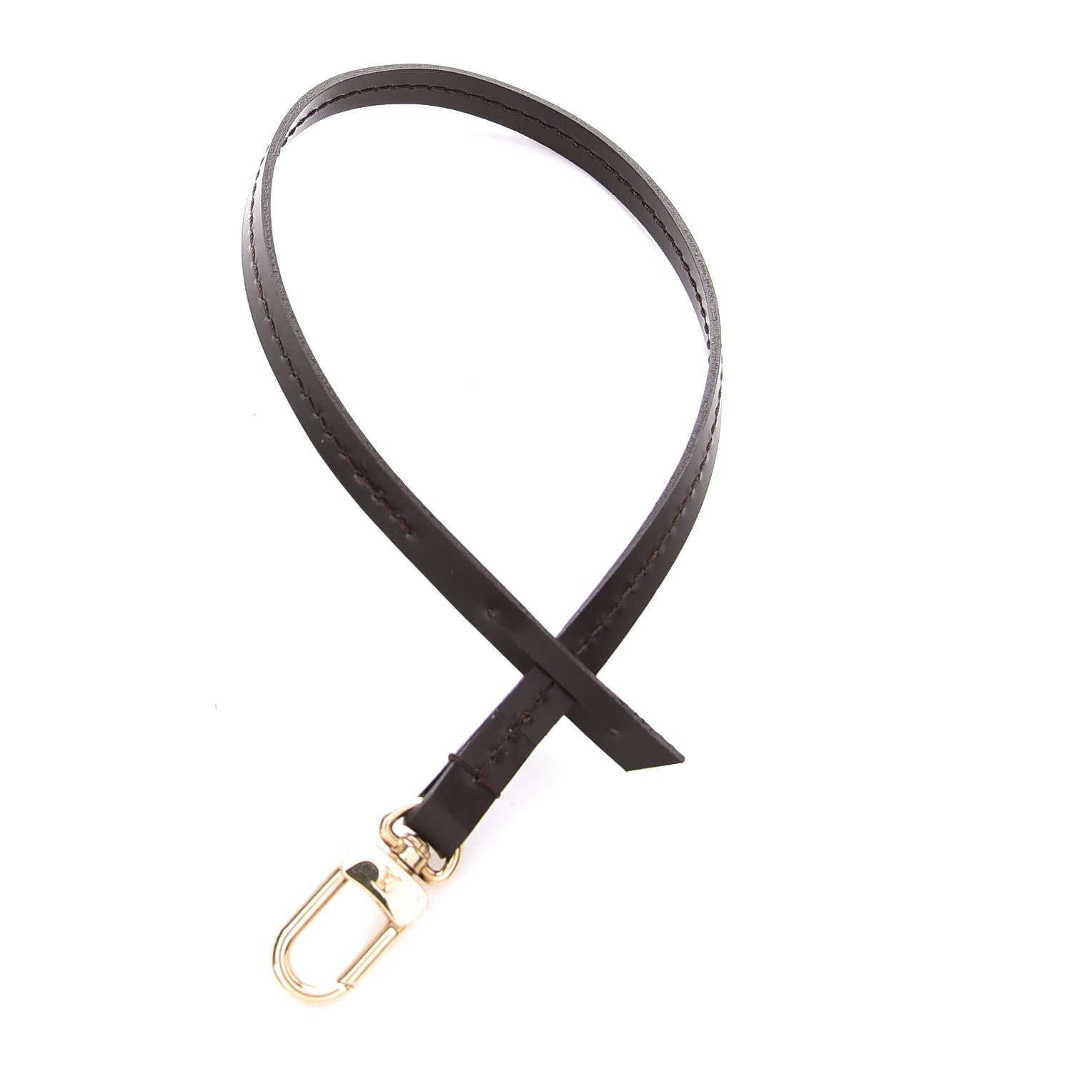 Louis Vuitton Calfskin Pochette Accessories Strap Brown 1 of 2