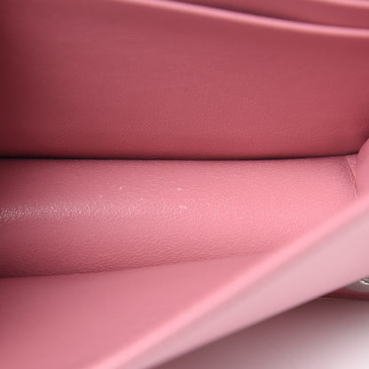 Miu Miu Nappa Matelasse Wallet On Chain Rosa 10 of 11