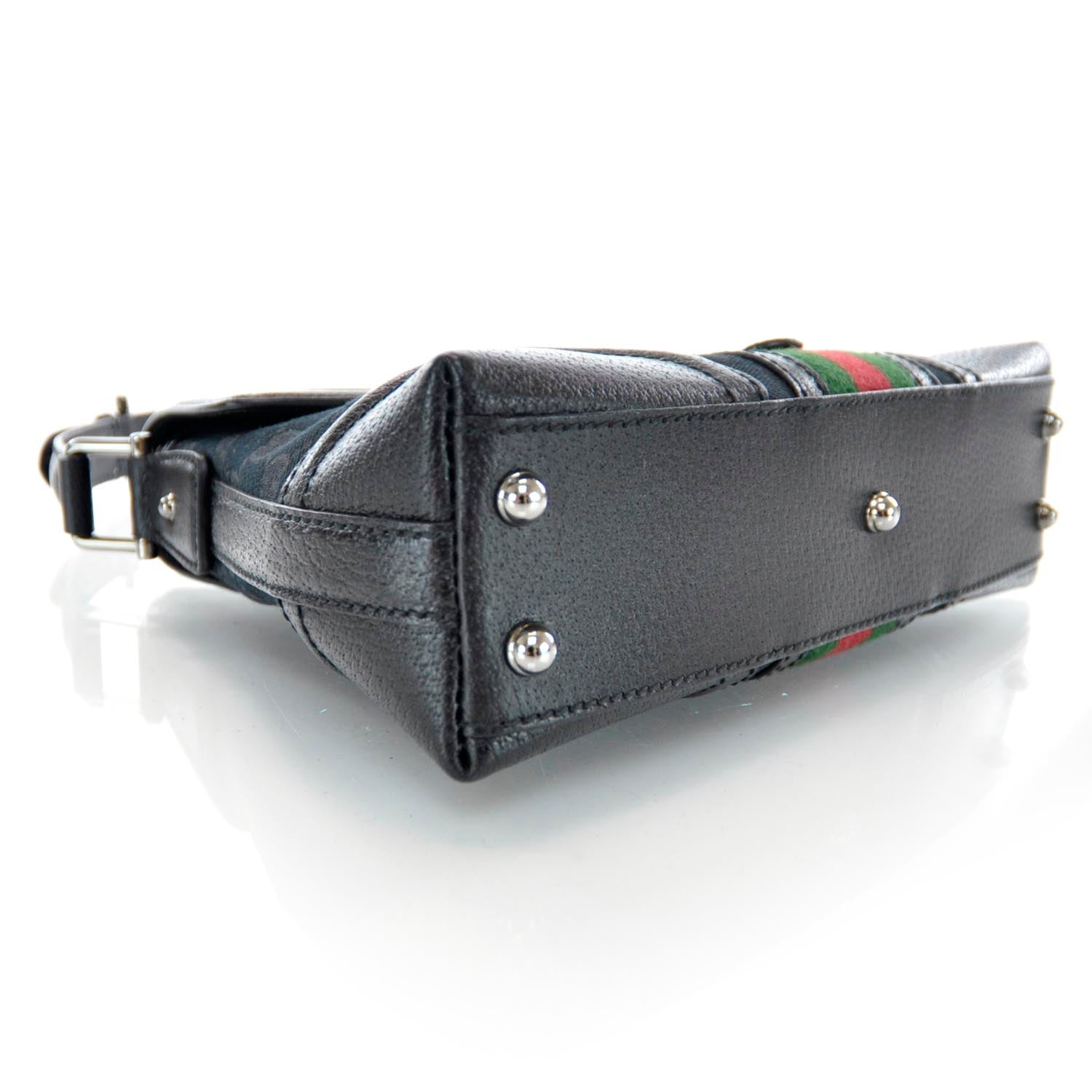 Gucci Monogram Treasure Flap Black 4 of 8