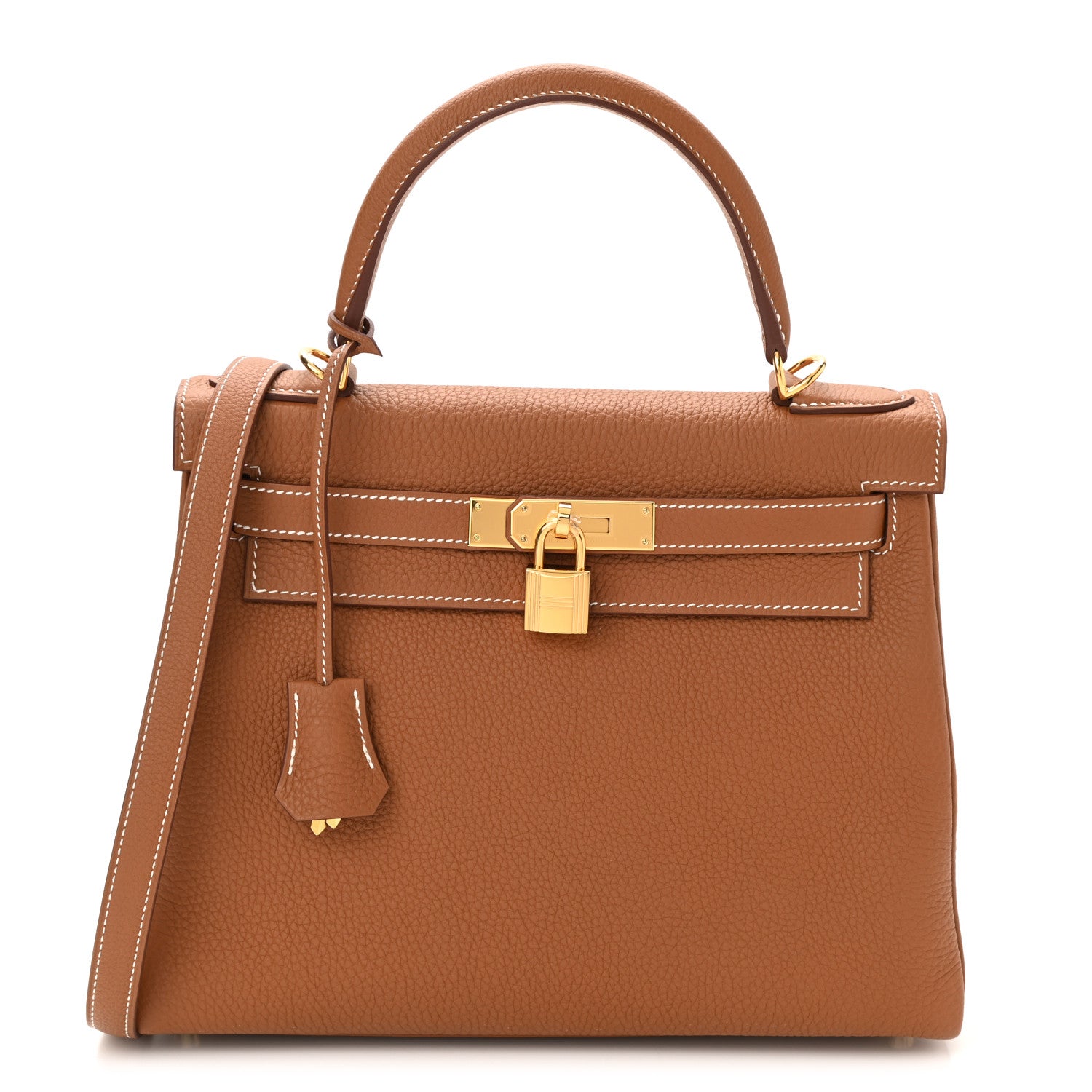Hermes Togo Kelly Retourne 28 Gold 1 of 11