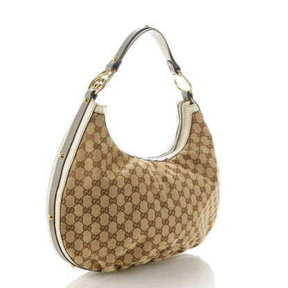 Gucci Monogram Medium Interlocking Hobo Off White 3 of 8