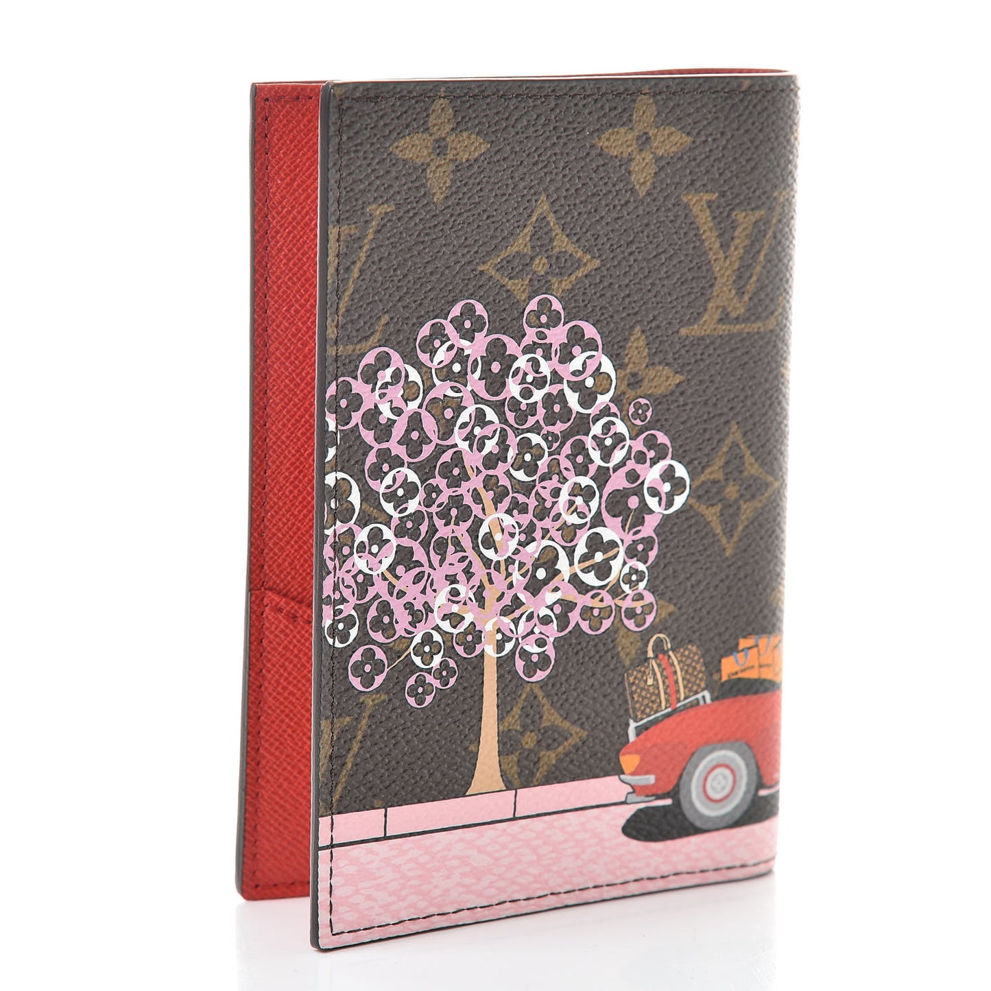 Monogram 2019 Christmas Animation Passport Cover Rouge