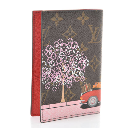 Louis Vuitton Monogram 2019 Christmas Animation Passport Cover Rouge 3 of 8