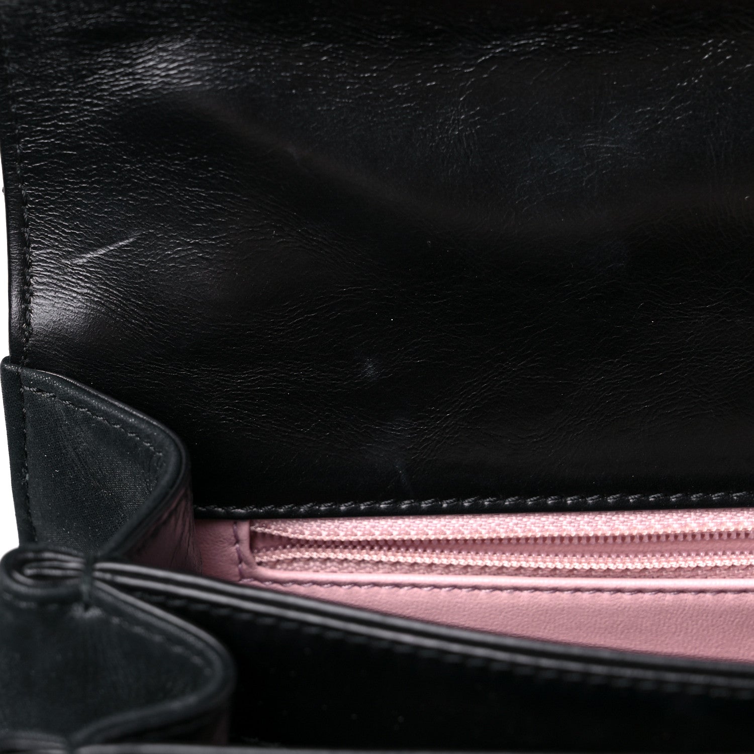 Chanel Iridescent Calfskin Quilted Small Straight Lined Flap Black 12 of 17