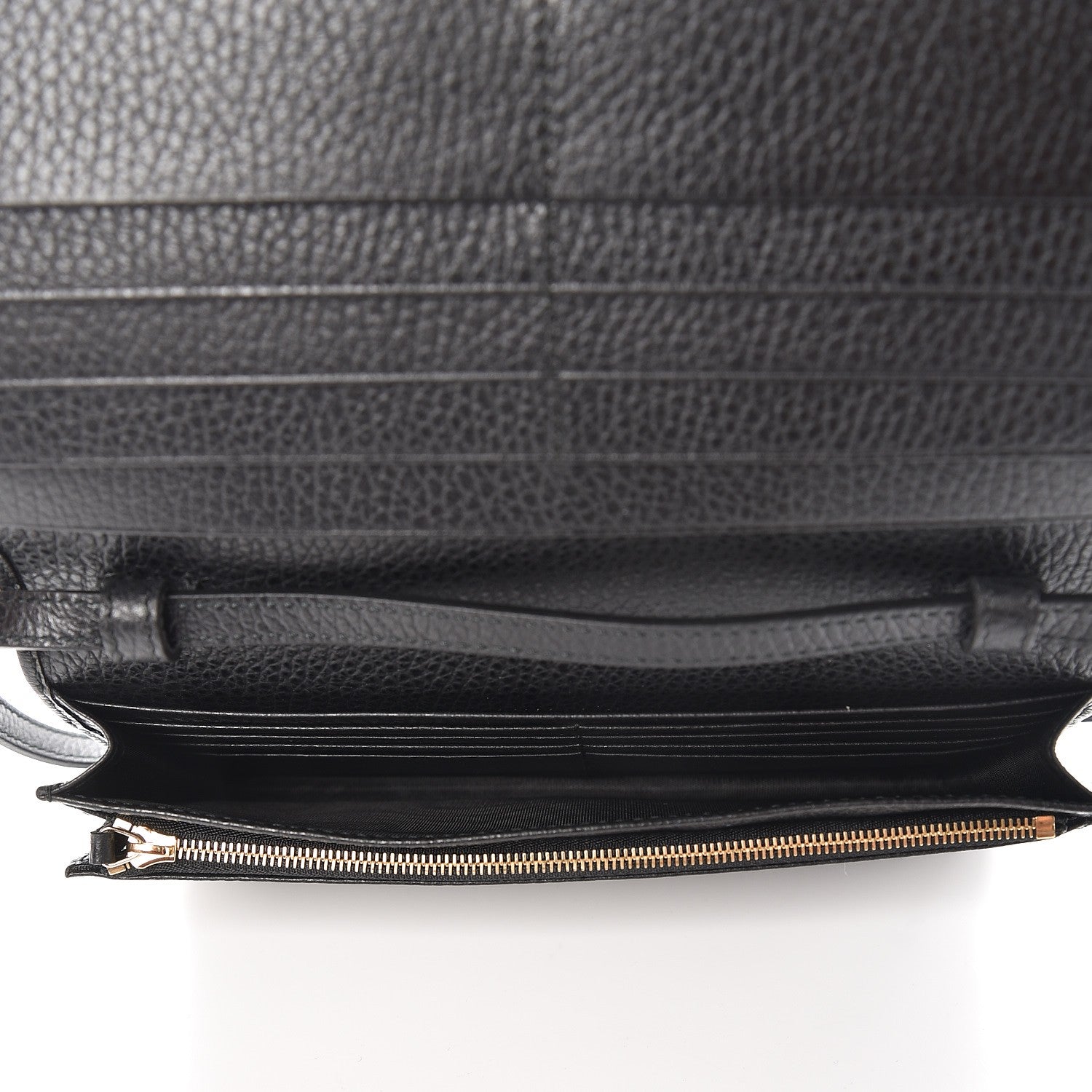 Gucci Dollar Calfskin Mini Swing Wallet Bag Black 5 of 8