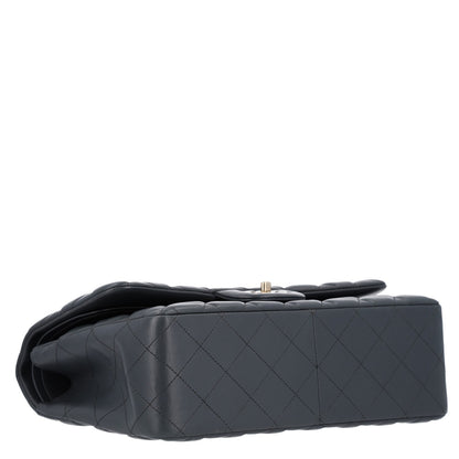 Chanel Lambskin Quilted Jumbo Double Flap Dark Grey 4 of 11
