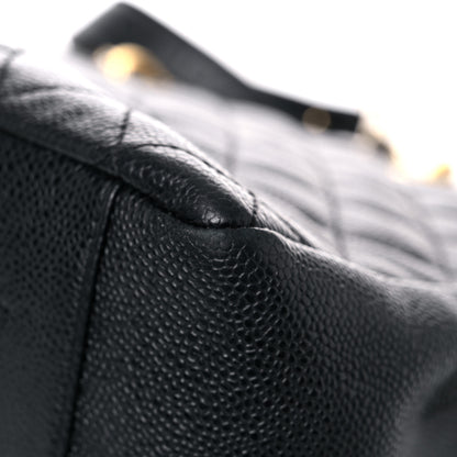 Chanel Caviar Quilted Grand Shopping Tote GST Black 9 of 20