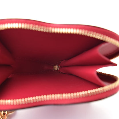 Louis Vuitton Patent Sweet Monogram Coeur Heart Coin Purse Rose Indien 5 of 6