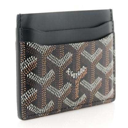 Goyard Goyardine Saint Sulpice Card Holder Black 3 of 8