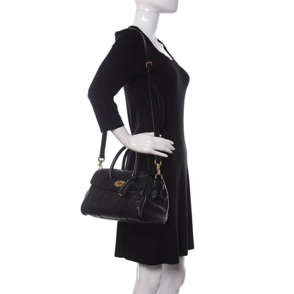 Mulberry Natural Leather Small Bayswater Black 2 of 10