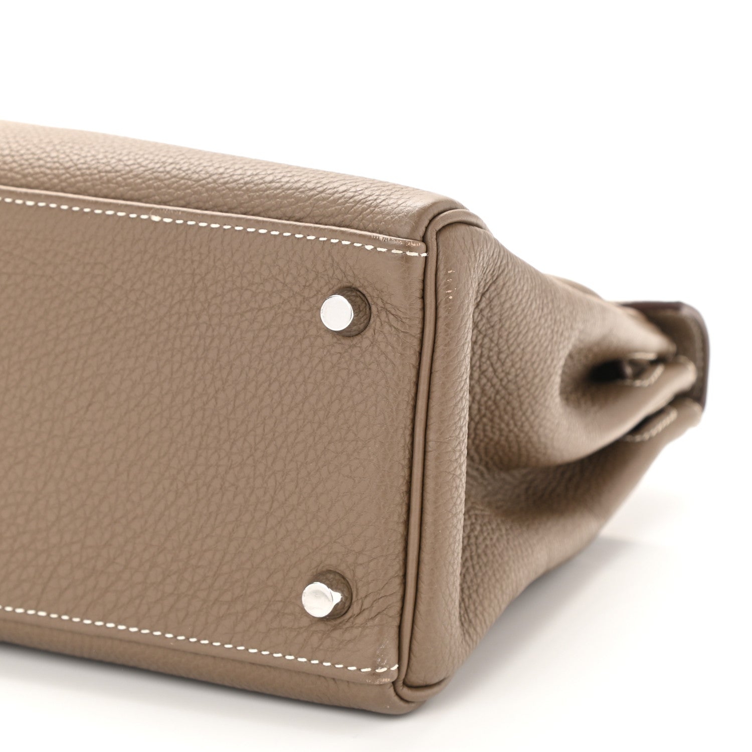 Hermes Togo Kelly Retourne 28 Etoupe 10 of 17