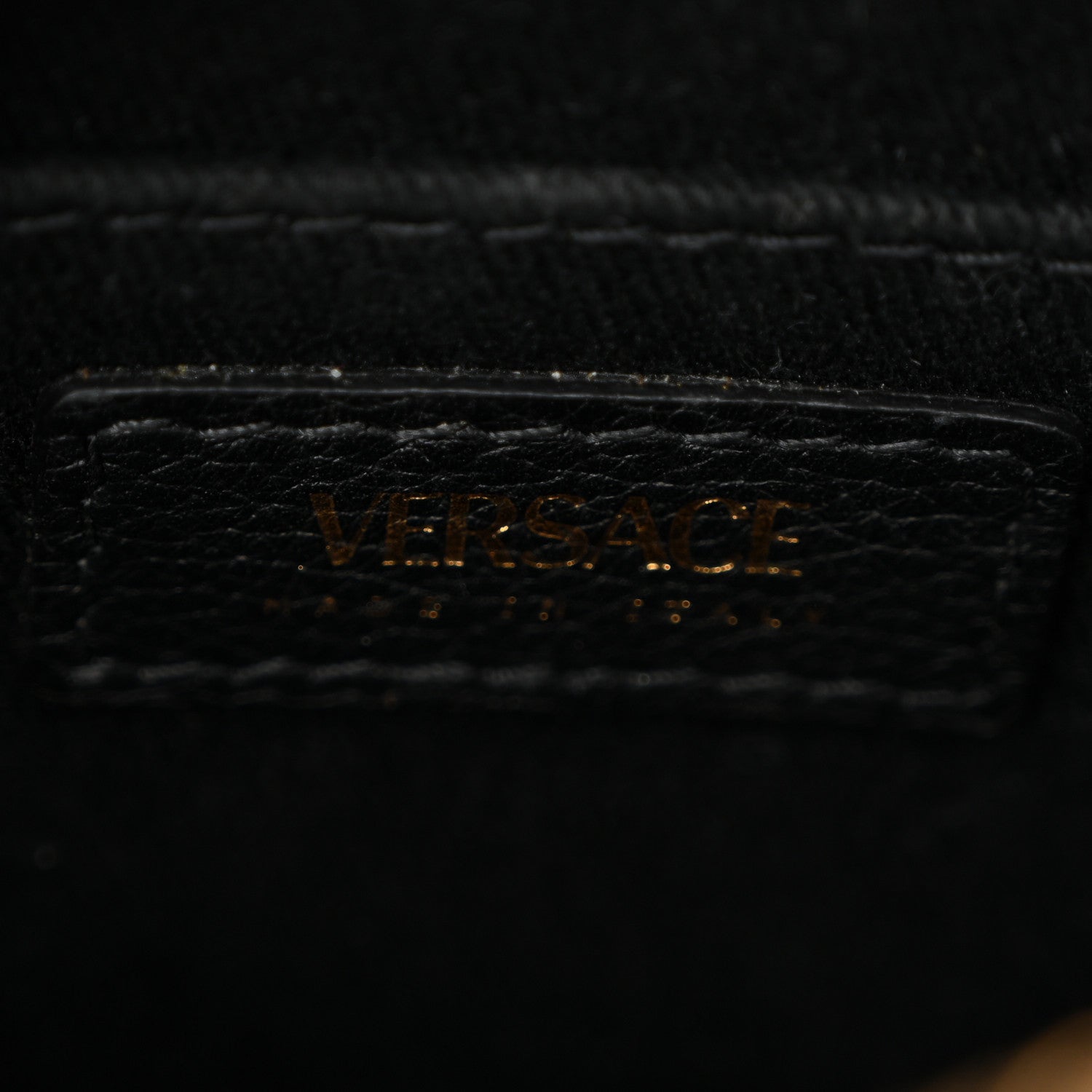 Versace Calfskin La Medusa Round Camera Bag Black 6 of 12