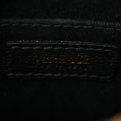 Versace Calfskin La Medusa Round Camera Bag Black 6 of 12