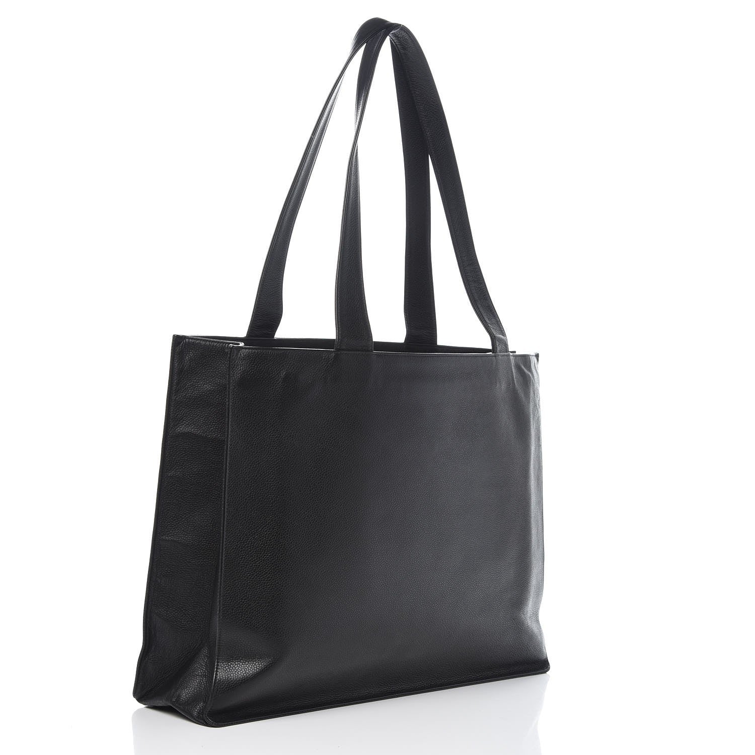 Chanel Caviar CC Tote Black 3 of 12