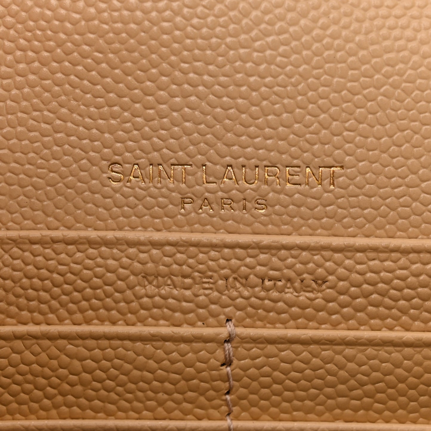 Grain De Poudre Matelasse Chevron Monogram Envelope Chain Wallet Nude Powder