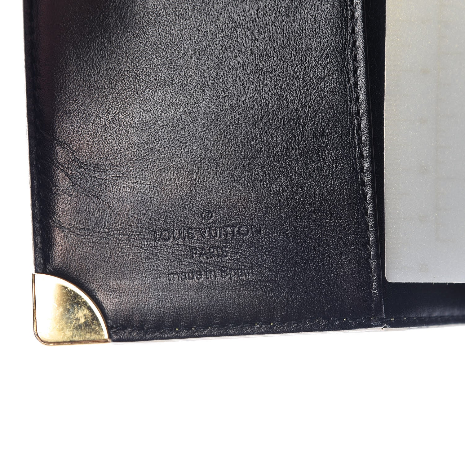 Louis Vuitton Suhali Small Ring Agenda Cover Black 6 of 6