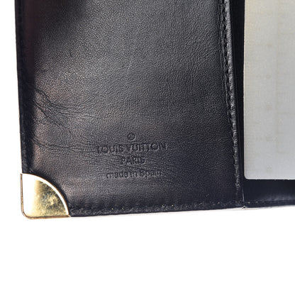 Louis Vuitton Suhali Small Ring Agenda Cover Black 6 of 6