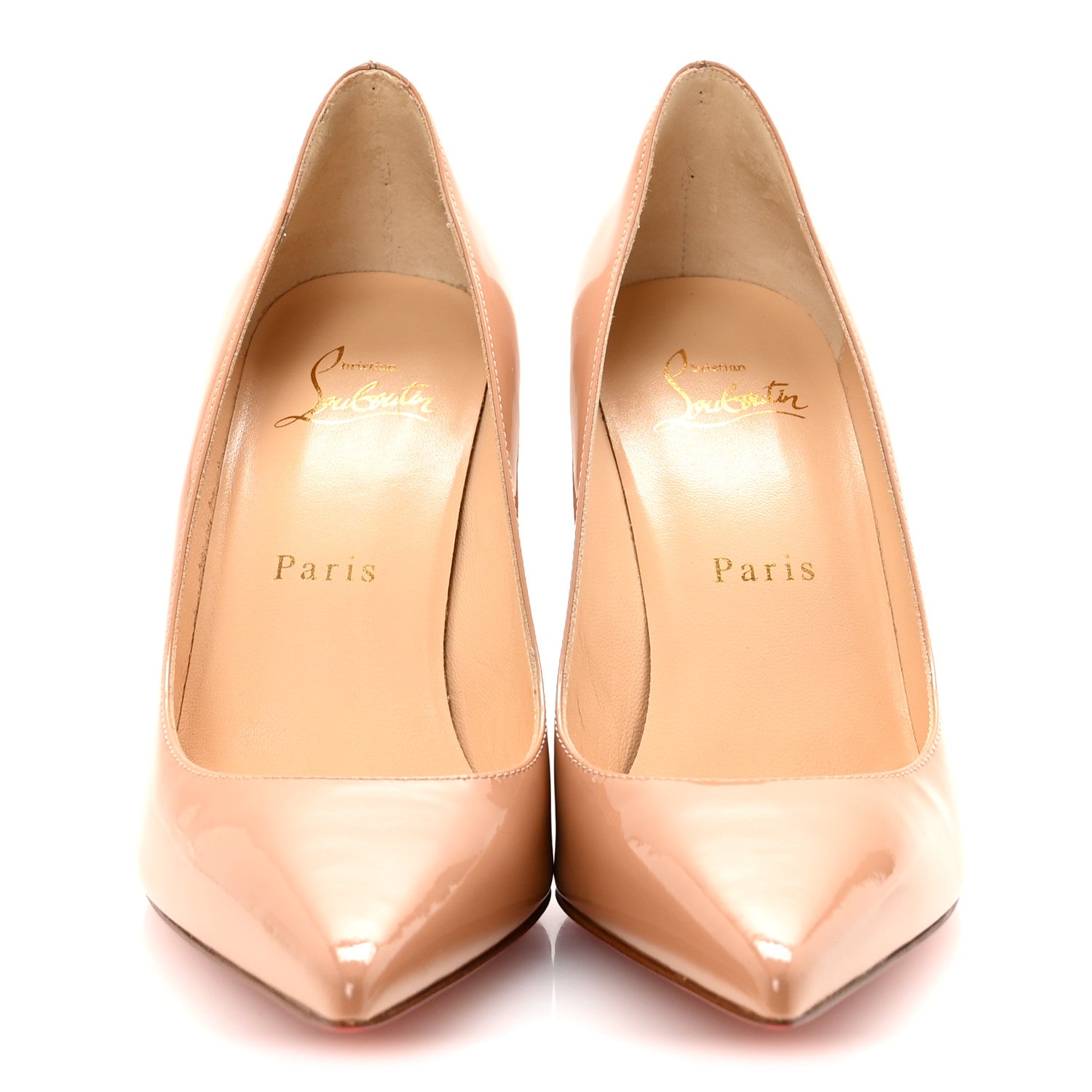 Christian Louboutin Patent So Kate 85 Pumps 36 Nude 3 of 8