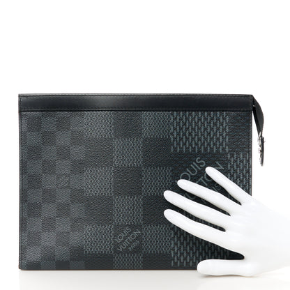 Louis Vuitton Damier Graphite 3D Pochette Voyage 2 of 7