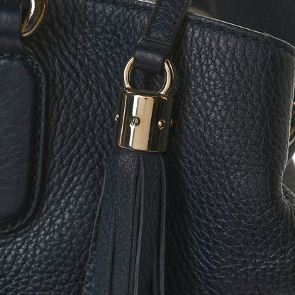 Gucci Cellarius Calfskin Medium Soho Working Tote Blue 13 of 17