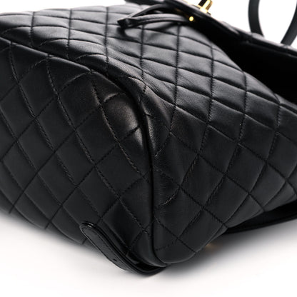 Chanel Calfskin Quilted Small Urban Spirit Backpack Black 11 of 14