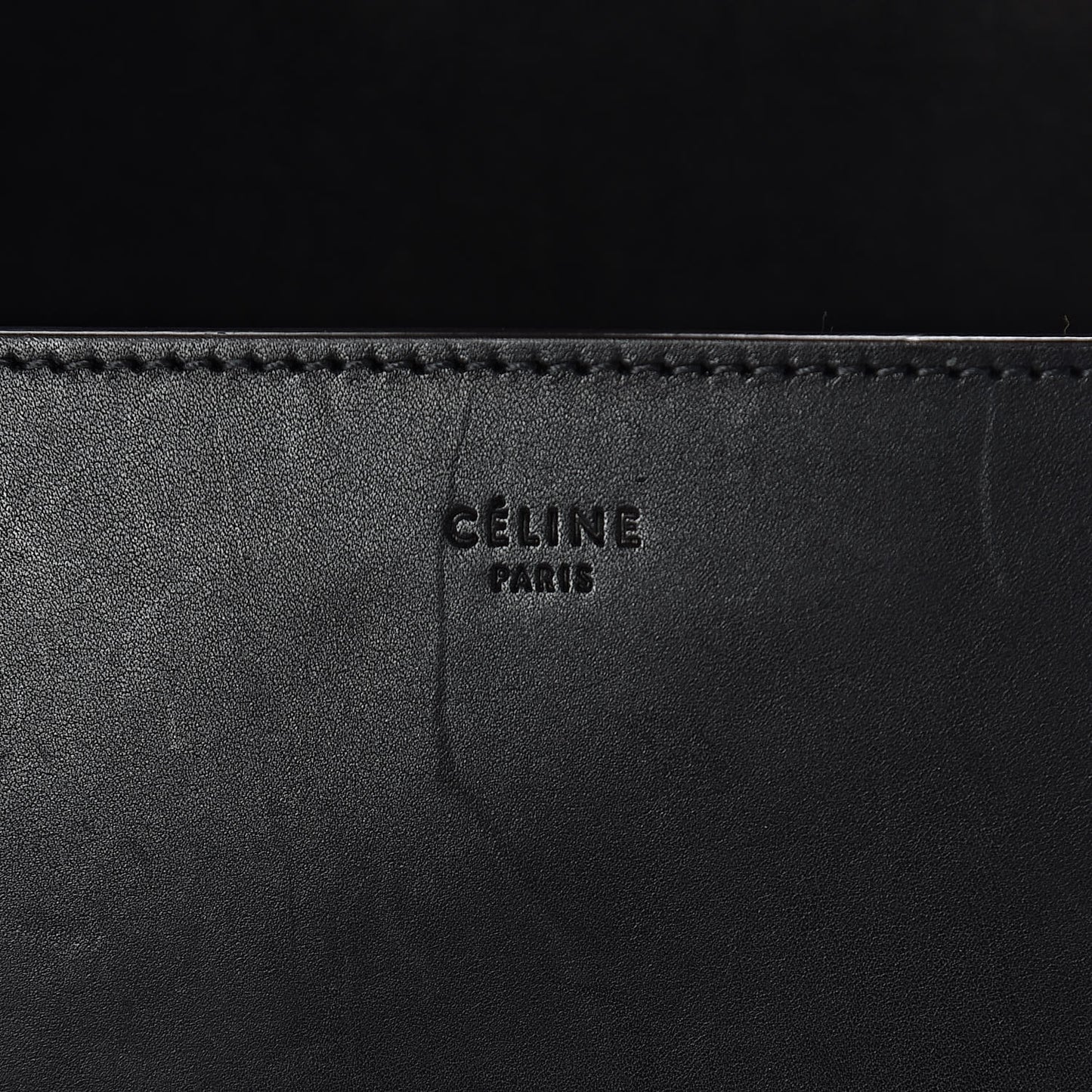 Natural Calfskin Medium Symmetrical Bag Black