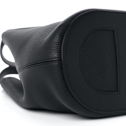 Hermes Taurillon Clemence Swift In-The-Loop 18 Bag Black 8 of 11
