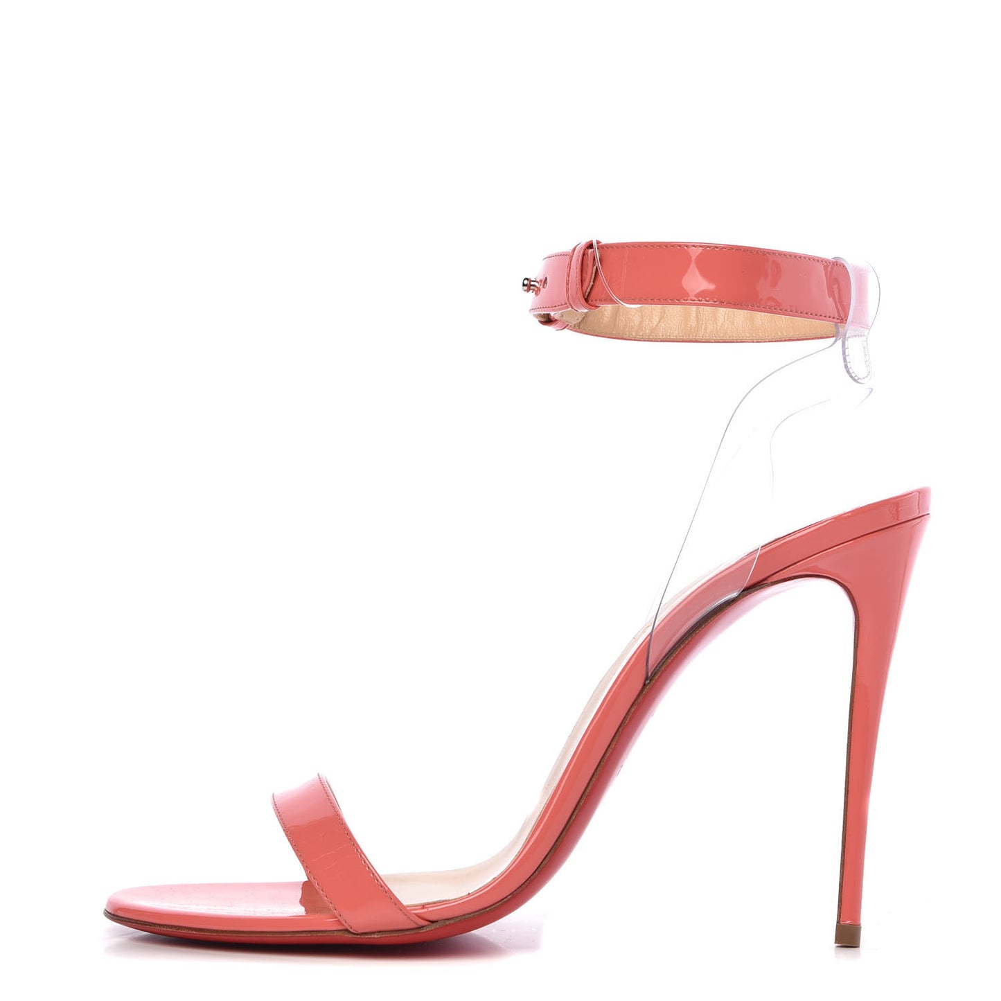 Shiny Nappa PVC Jonatina 100 Sandals 40 Pink