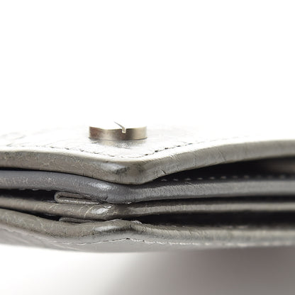 Balenciaga Agneau Arena Nappa Glover Flap Card Case Gris Fumee 9 of 10