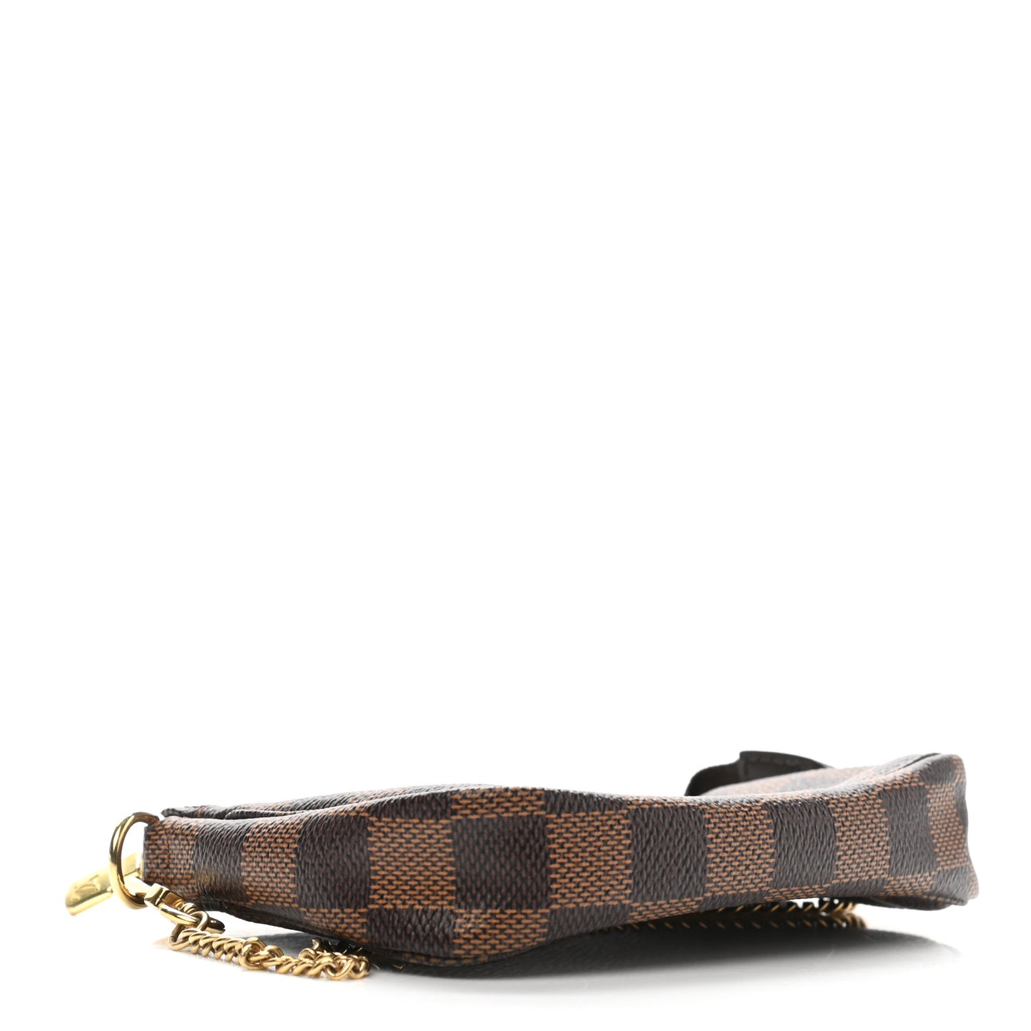 Damier Ebene Complice Trunks and Bags Mini Pochette Accessories Red