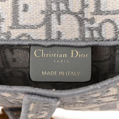 Christian Dior Oblique Slim Saddle Pouch Grey 6 of 11