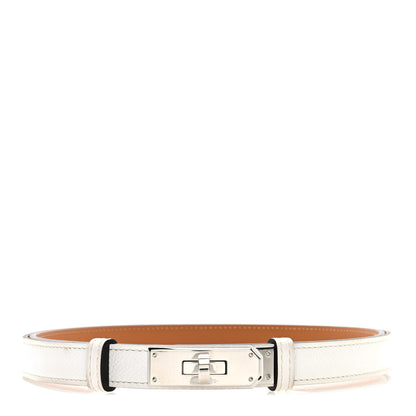 Hermes Epsom Kelly Belt White 1 of 3