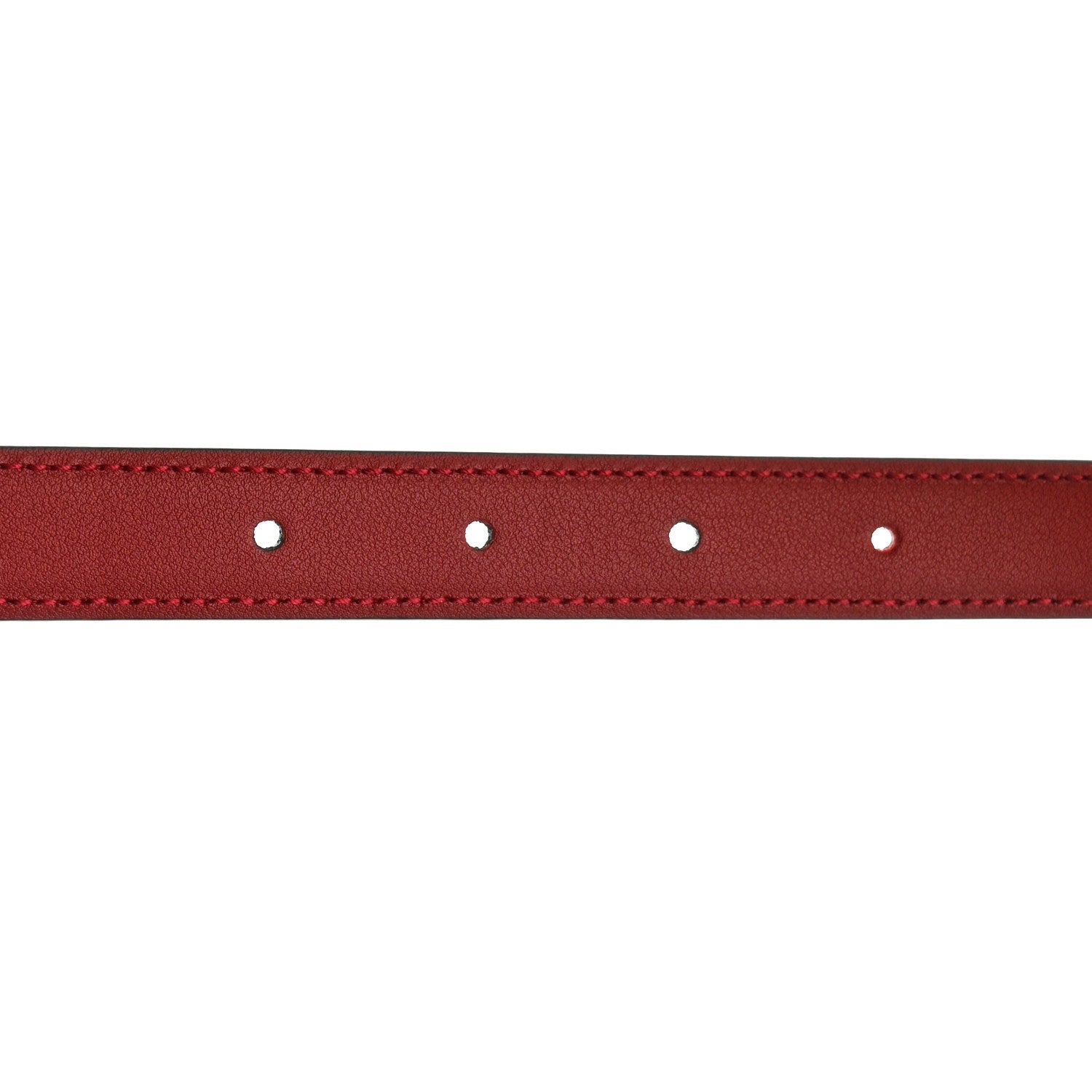 Gucci Plutone Calfskin Gucci Buckle 20mm Thin Belt 90 36 Rosso 4 of 6