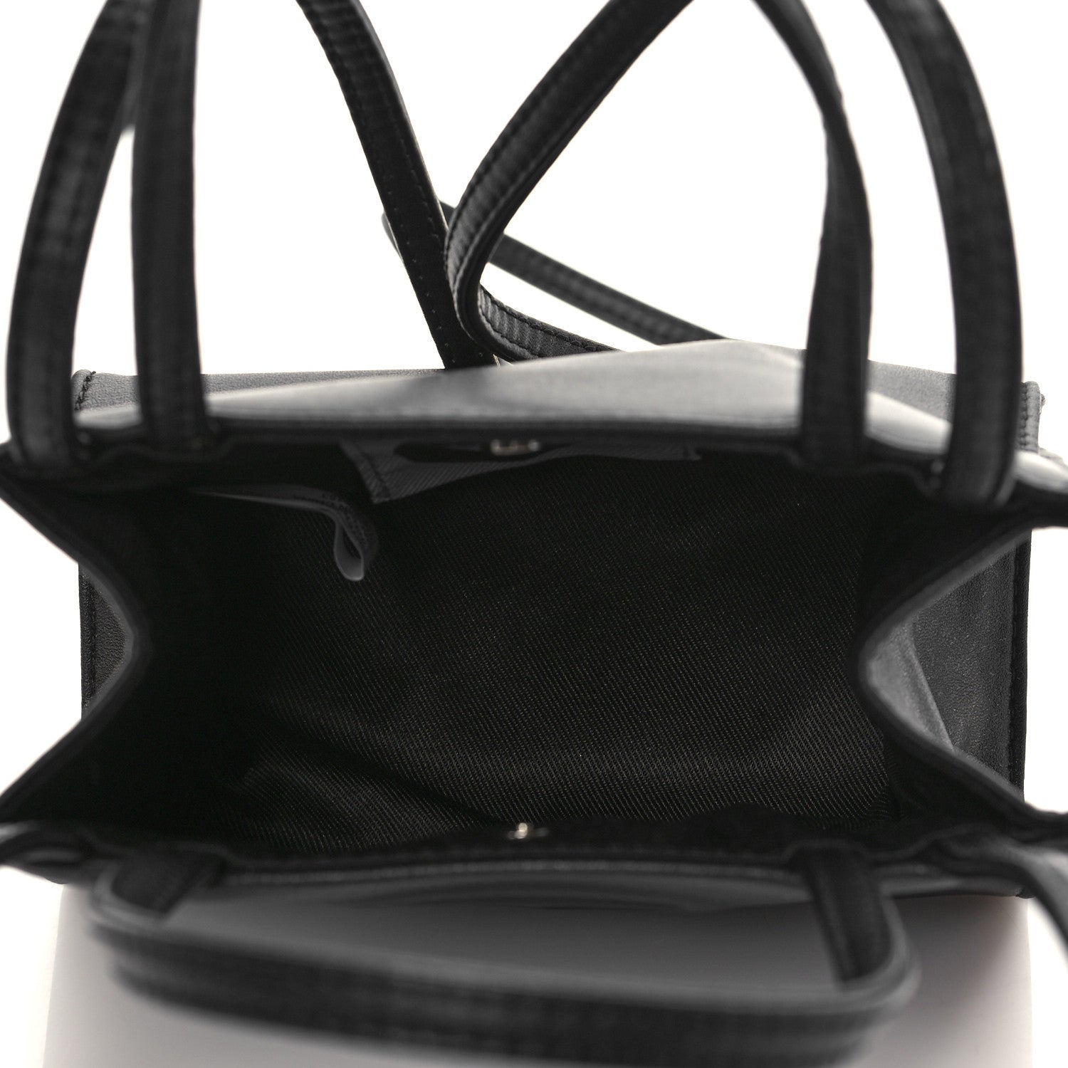 Telfar Vegan Leather Small Shopping Bag Black 5 of 9