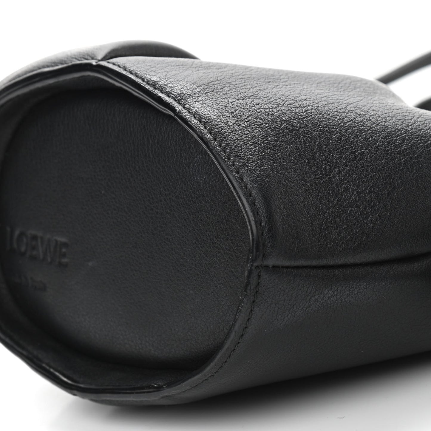 Calfskin Mini Elephant Crossbody Bag Black