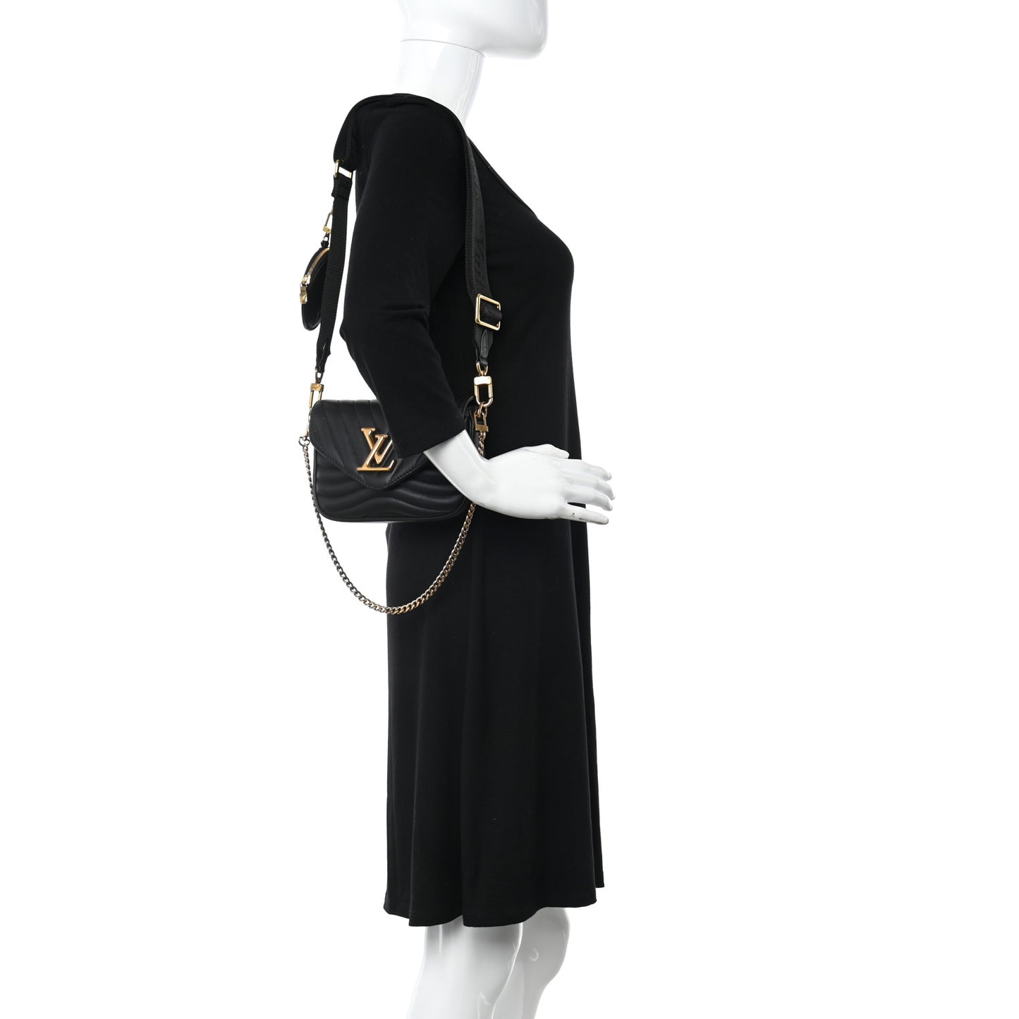 Calfskin New Wave Multi Pochette Black