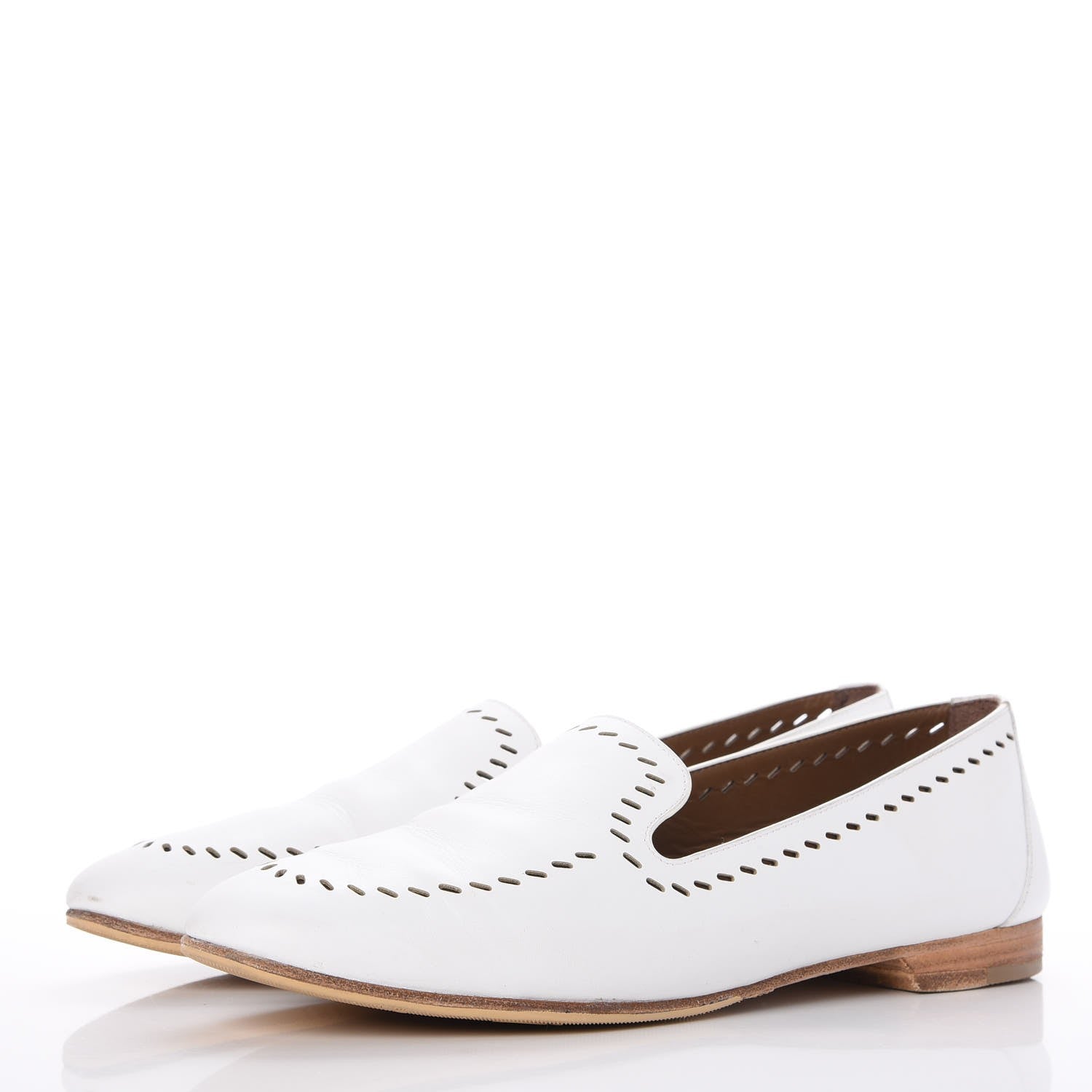 Hermes Calfskin Ovale Moccasin Loafers 38.5 3 of 12