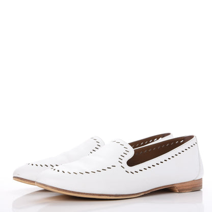 Hermes Calfskin Ovale Moccasin Loafers 38.5 3 of 12