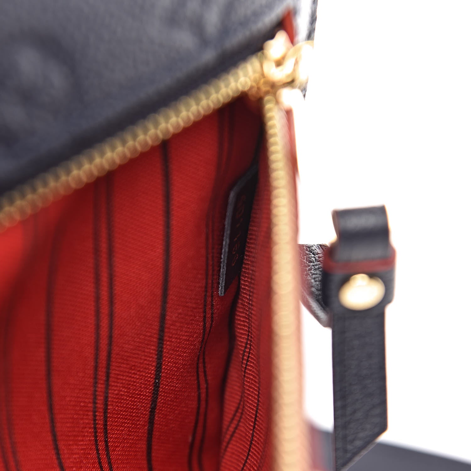 Louis Vuitton Empreinte Pochette Metis Marine Rouge 5 of 11