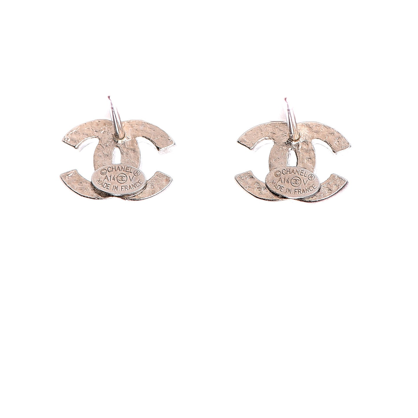 Crystal Mini Timeless CC Earrings Silver