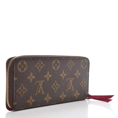 Louis Vuitton Monogram Clemence Wallet Fuchsia 3 of 7