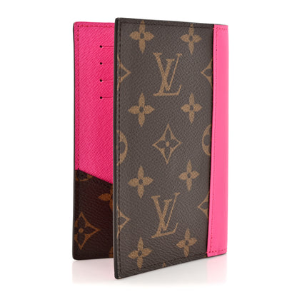 Louis Vuitton Monogram Macassar Passport Cover Fuchsia 3 of 9